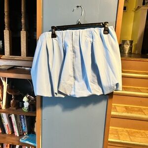 Light Blue Bubble Skirt